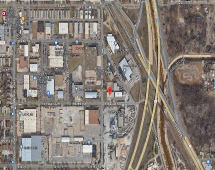 2106 E. Industrial Street, Wichita, KS 67216-Aerial Map