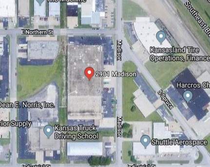 2901 S. Madison Avenue, Wichita, KS 67216-Aerial Map
