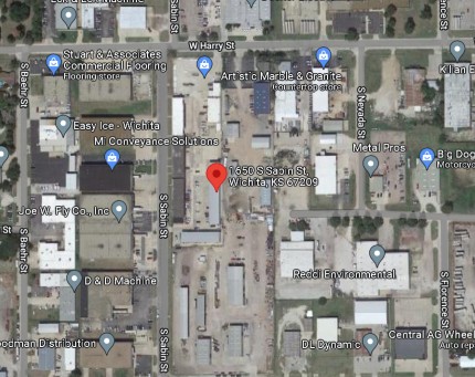 1650/1660 S. Sabin Street, Wichita, KS 67209-Aerial Map